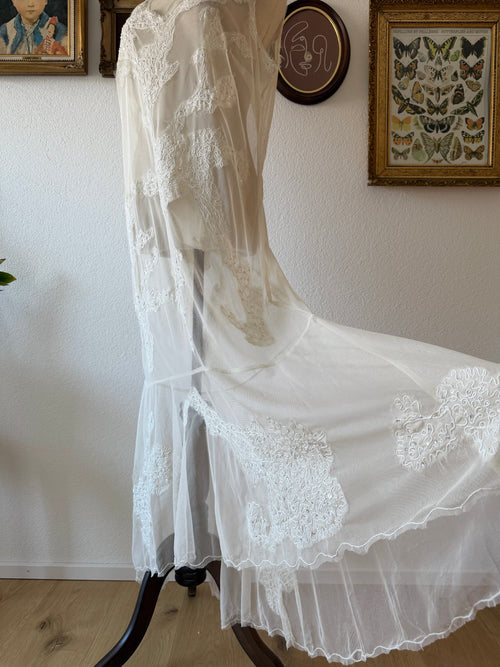 Newport News Maxi Sheer Gown Size L