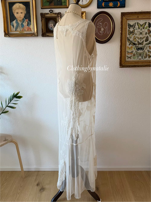Newport News Maxi Sheer Gown Size L