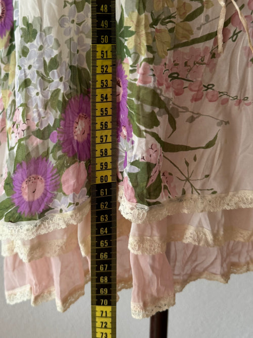 Floral Garden Chiffon Babydoll size M