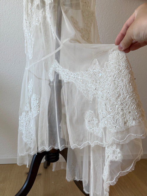 Newport News Maxi Sheer Gown Size L