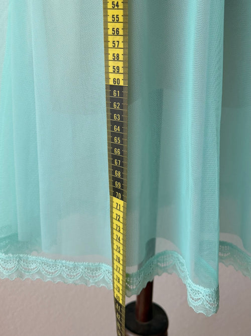 Coquette Teal Mesh Babydoll size S