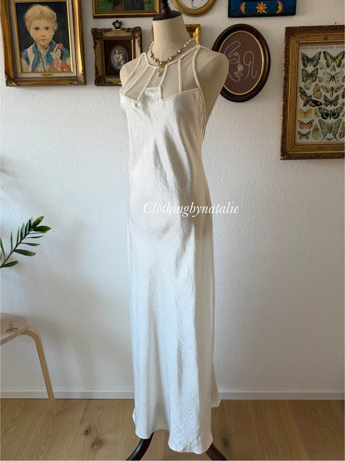 Victoria’s Secret White Maxi Satin Gown Size S