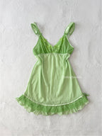 Fairy Green Chiffon Slip Dress (S/M)