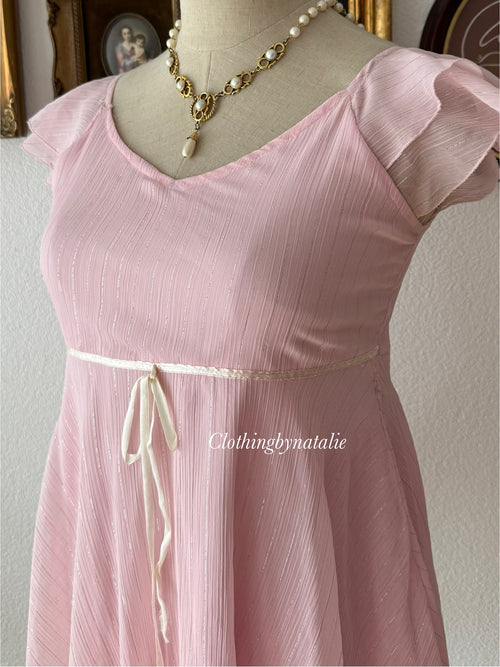 Fairy Pink Chiffon Blouse Size S