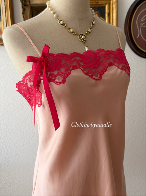 Victoria’s Secret Orange Satin Mini Dress size S