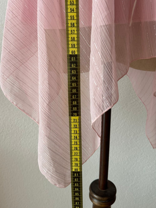 Fairy Pink Chiffon Blouse Size S
