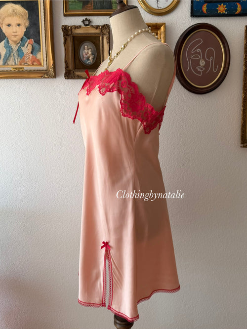 Victoria’s Secret Orange Satin Mini Dress size S