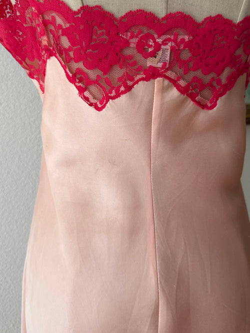 Victoria’s Secret Orange Satin Mini Dress size S