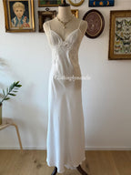 Shirley of Hollywood Bridal Maxi Satin Gown Size S