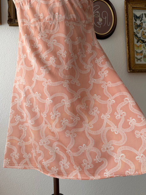 Coquette Orange Satin Babydoll size M