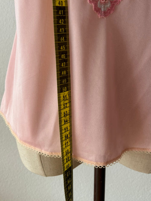 Pink Nylon Lace Cami size M