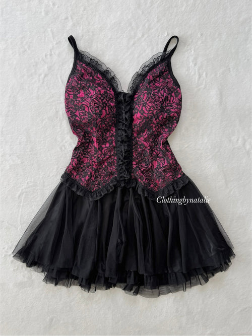Black Purple Ballerina size S
