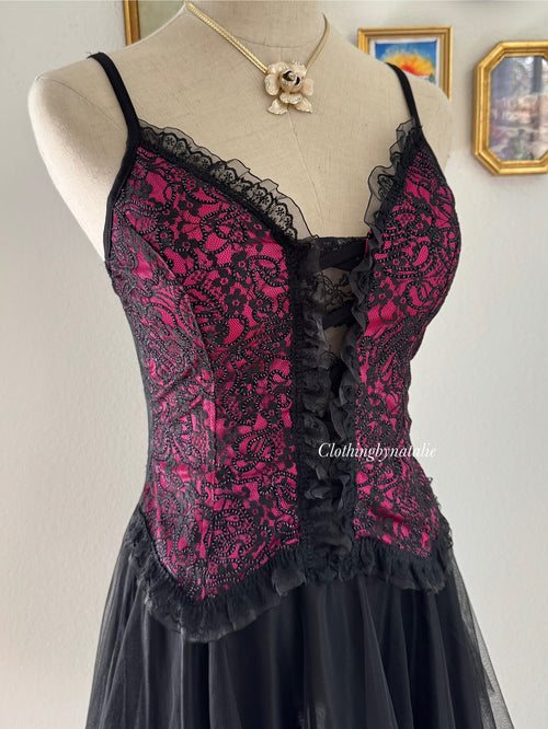 Black Purple Ballerina size S