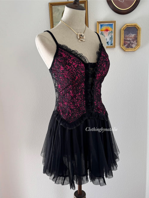 Black Purple Ballerina size S
