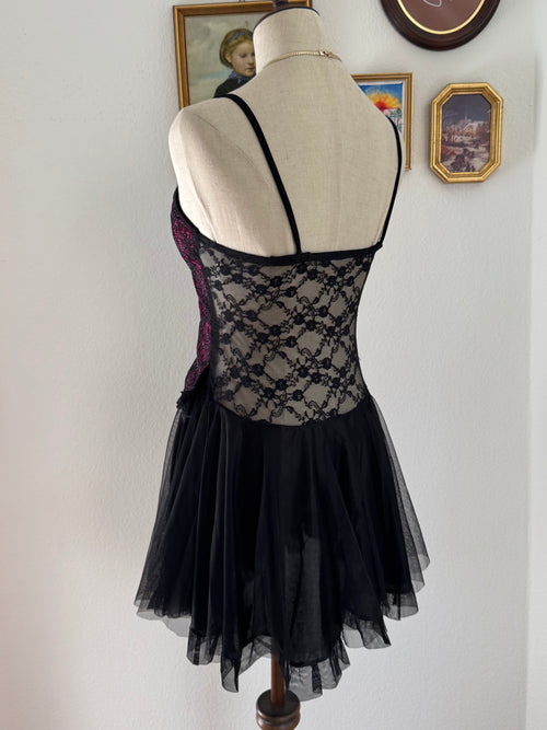 Black Purple Ballerina size S