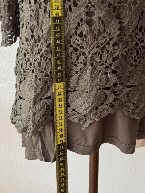 Fairy Green Knit Blouse size S
