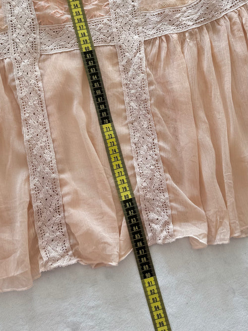 ASOS Orange Cotton Babydoll Size L