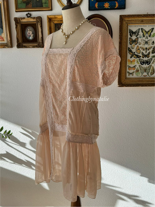 ASOS Orange Cotton Babydoll Size L