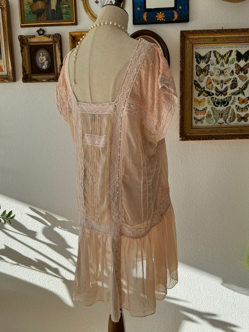 ASOS Orange Cotton Babydoll Size L