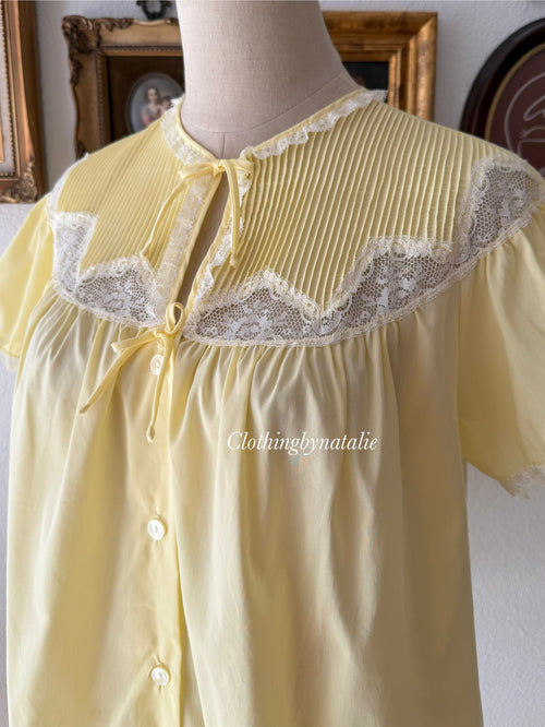 Vintage Barbizon Nylon Cotton Pyjama size M