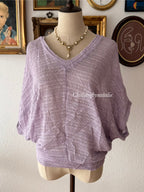 Lila Knit Batwing Blouse Size S/M