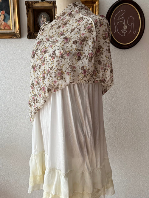 Floral Chiffon Beach Dress Size S/M