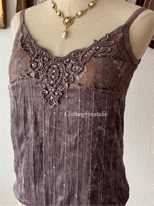 Velvet Purple Cami size S