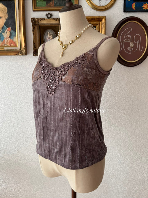 Velvet Purple Cami size S