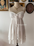 White Mesh Babydoll size S/M