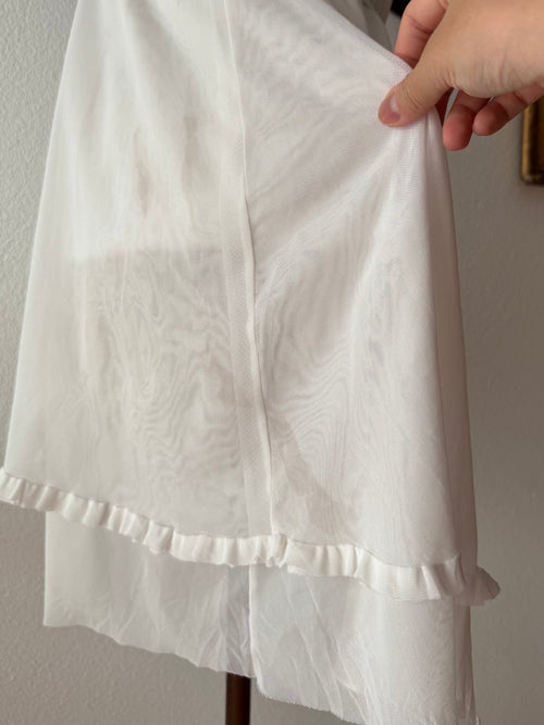 White Mesh Babydoll size S/M