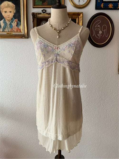Cream Mesh Nightgown size M