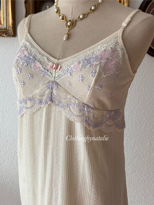 Cream Mesh Nightgown size M