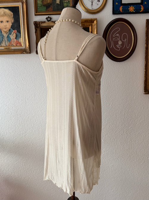 Cream Mesh Nightgown size M