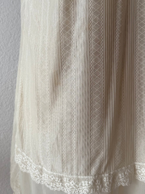 Cream Mesh Nightgown size M