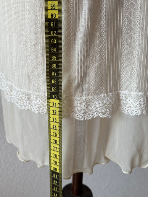 Cream Mesh Nightgown size M