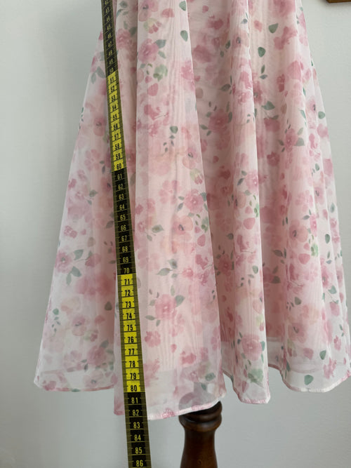 Floral Pink Mesh Babydoll size S/M