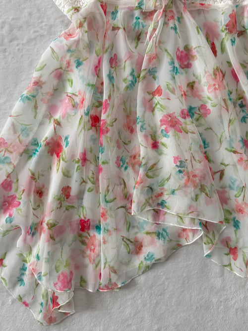 Victoria’s Secret Floral Chiffon Babydoll size M