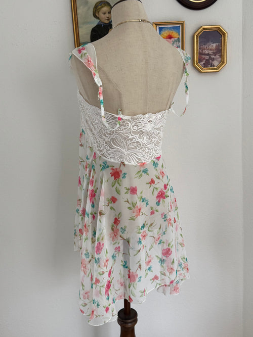 Victoria’s Secret Floral Chiffon Babydoll size M