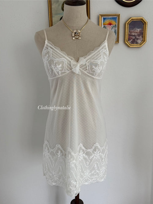 Soft White Mesh Slip Size XS/S