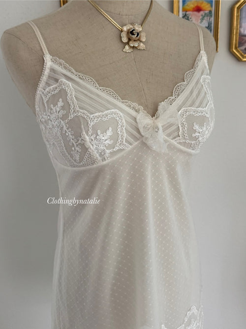 Soft White Mesh Slip Size XS/S