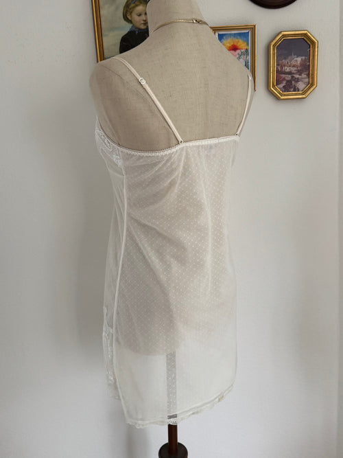 Soft White Mesh Slip Size XS/S