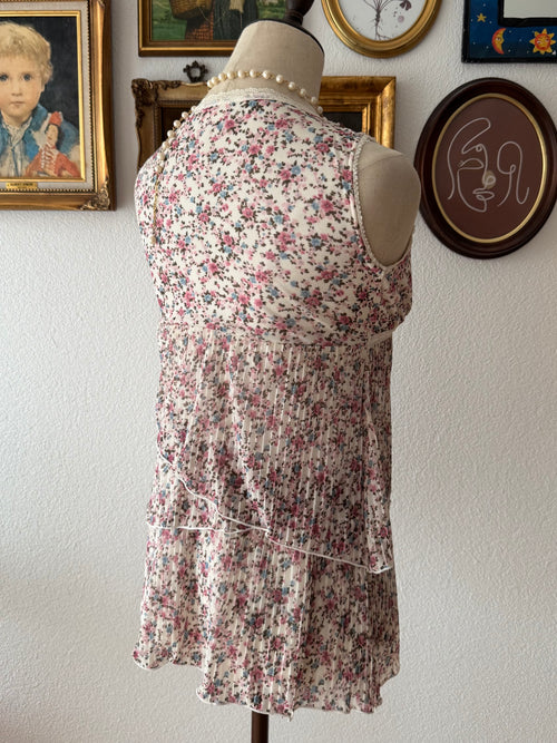 Floral Lace Tutu Blouse size S