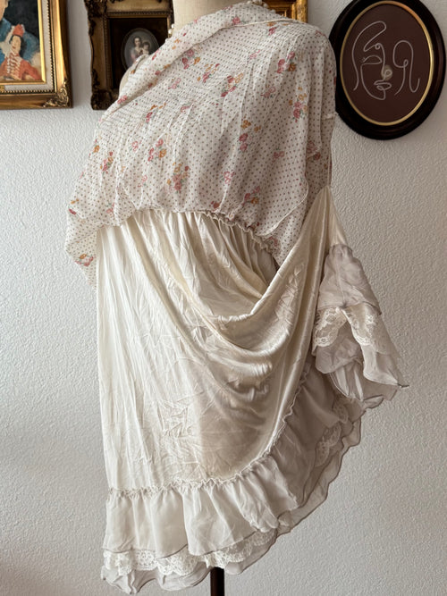Floral Chiffon Babydoll Dress size S/M