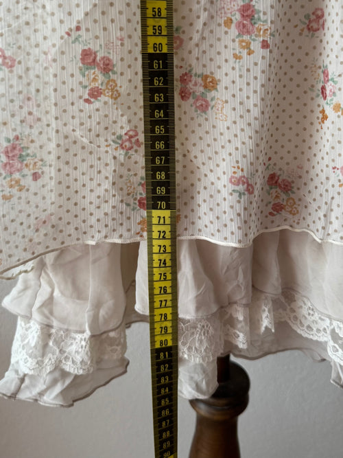 Floral Chiffon Babydoll Dress size S/M