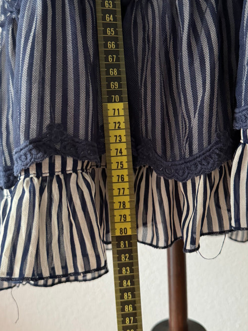 Navy Poka Dot Dress size M
