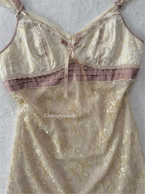 Earthy Lace Babydoll Size S/small M