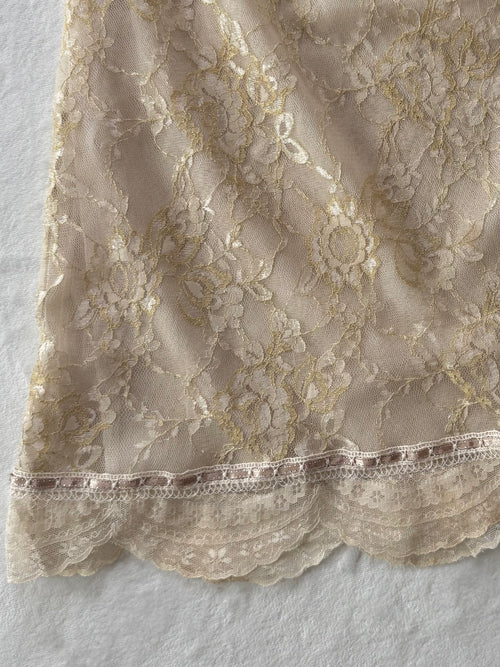 Earthy Lace Babydoll Size S/small M