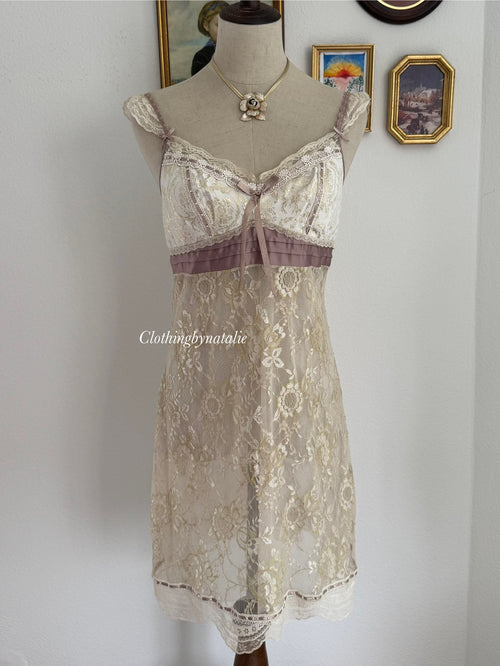 Earthy Lace Babydoll Size S/small M