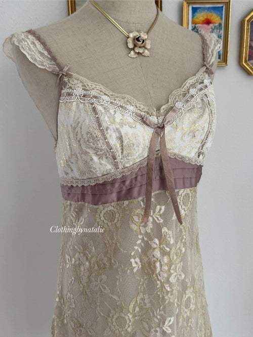 Earthy Lace Babydoll Size S/small M