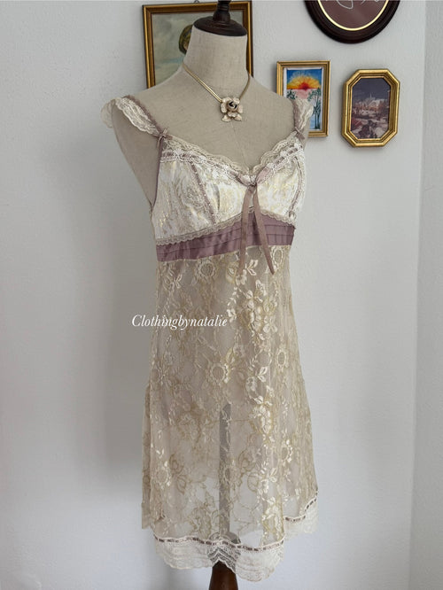 Earthy Lace Babydoll Size S/small M